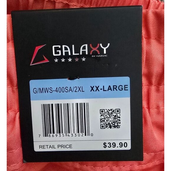 Mens Red Galaxy By Harvic XX-Large Athletic Shorts W/ Drawstring & Mesh Lining P - Picture 5 of 6